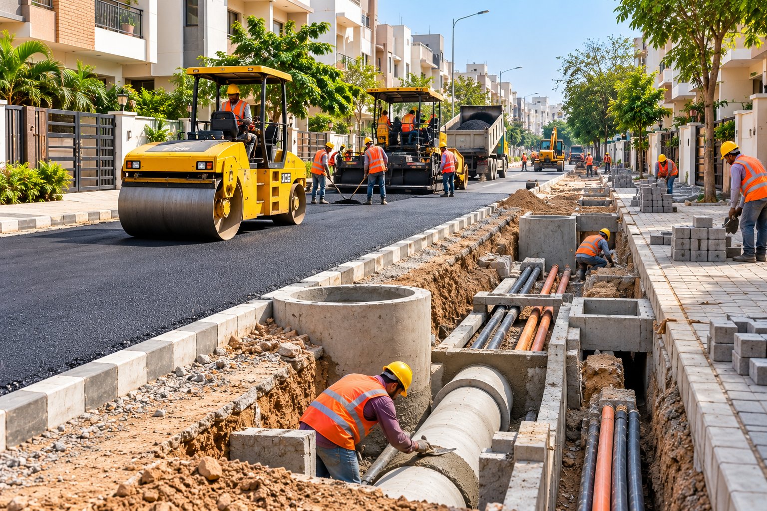 Indian Infrastructure work
